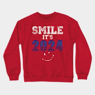 Smile, It's 2024 Crewneck Sweatshirt